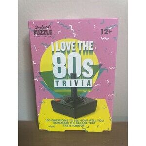 I Love The 80’s Trivia Card Game by Professor Puzzle Retro Nostalgia Atari NEW